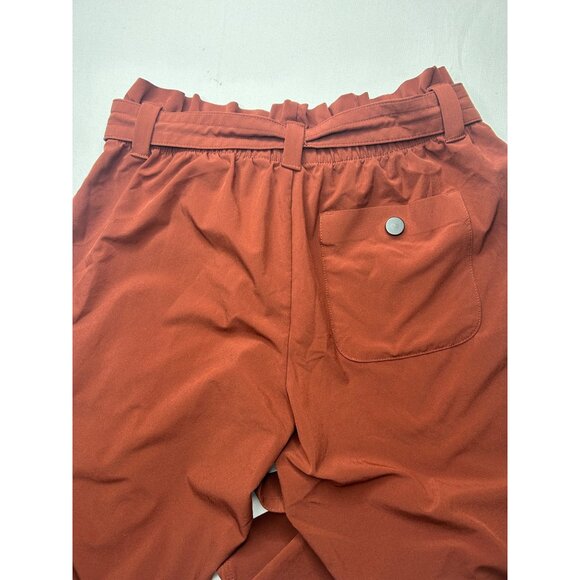 Paperbag Athleta Womens Size 4 Waist Trousers Red - Picture 11 of 13